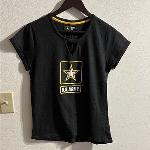 U.S. Army Black and Yellow Short Sleeve Tee